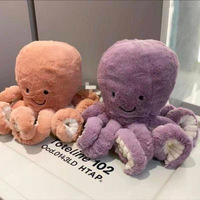Peluche Octopus Odell en Gros, Jouet Doux en Coton PP, Poupée Cuddly pour Jeunes, Cadeau de Remise de Diplôme, 31-50cm