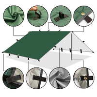Foerstine Fabricant en gros Grande bâche de camping ultralégère imperméable pare-soleil abri extérieur survie 3*3m