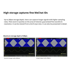 Oscilloscope numérique SIGLENT100M 2CH SDS1000A avec profondeur de mémoire de 2 Mpts, écran LCD TFT de 7 pouces pour la mesure de signaux complexes - Product Image 6