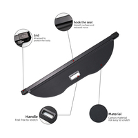 Couverture de coffre rétractable pour Ford Escape Kuga 2013-2016 voiture autres accessoires intérieurs