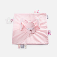 Nouvelle couverture de sécurité en peluche pour bébé avec jouet animal, couverture en peluche pour bébé avec jouets