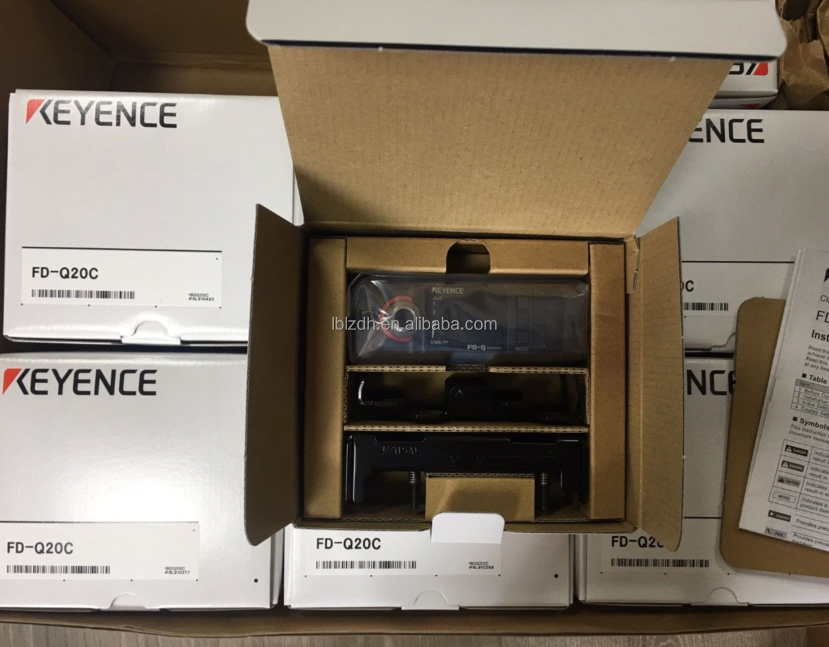 未使用【領収書可】FD-Q20C　OP-75722 セット　キーエンス KEYENCE OP-75722 PVC M12 4-Pin L-Type Power Cable Sensor FD