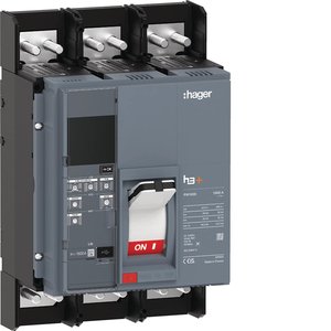 HMQ990JR ปรับแต่งได้ด้วยเซอร์กิตเบรกเกอร์แบบหล่อขึ้นรูป Hagers รุ่น h3+ PW1600 LSI 3P 1600A 50kA - Product Image 1