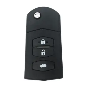 3 Buttons Remote Car Key Shell Fob Cover Case For Mazda KD300 KD900 URG200