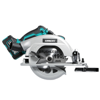 Machines de scie à bois professionnelles Portable 190mm outil de travail du bois électrique portable 20V MAX scie circulaire sans fil avec moteur BLDC