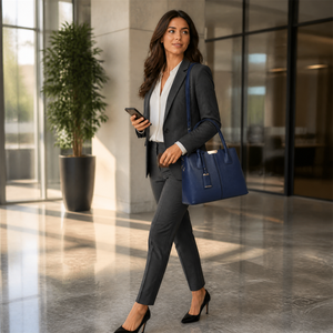 Borsa a Spalla Grande da Donna in Vera Pelle con Motivo a Fiocco, Impermeabile, Stile Giapponese, Prodotta da Fabbrica Cinese - Product Image 6