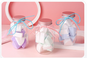 โถพัฟแป้งรองพื้นแบบ2022ผลิตภัณฑ์เพื่อความงามแบบนุ่มพร้อมเครื่องมือปรับแต่งโลโก้ได้ - Product Image 3