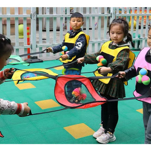 Gioco Interattivo di Lancio e Presa della Palla in Tessuto per Due Giocatori, Gioco Sensoriale Educativo per Bambini, per Interni ed Esterni, Asili e Scuole - Product Image 2