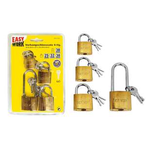 EASY WORK set of <b>padlocks</b> / cadenas / hangslot set - Product Image 1