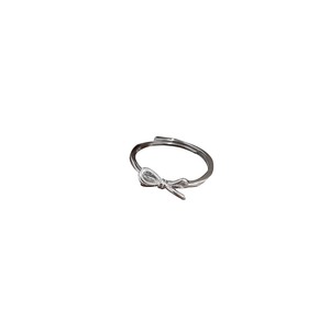 Yinruitai S925 Sterling Silver Bow <b>Ring</b> <b>Open</b> Stackable Index Finger Jewelry For Women Gift - Product Image 5