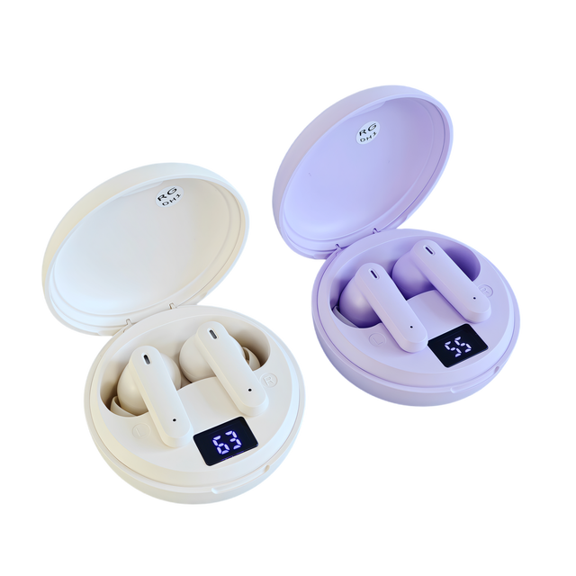 Long Standby TWS In-Ear Earbuds with BT 6.0 Touch Control Type-C Wireless Magnetic Charging