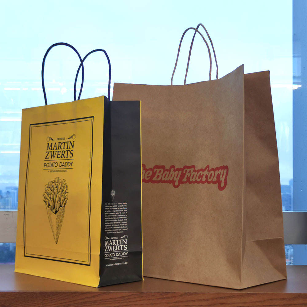 Bolsas de papel para llevar