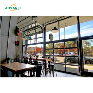 Conception sectionnelle contemporaine de <span class=keywords><strong>porte</strong></span> de <span class=keywords><strong>garage</strong></span> en aluminium de haute résistance avec les insertions en verre pour la villa et l'atelier - Product Image 5