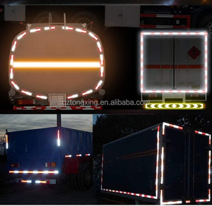 Cung cấp Nhà máy PVC Băng phản chiếu màu đỏ trắng DOT--C2 Băng cinta reflectiva cintas raflactantes mới vật liệu phản chiếu - Product Image 3