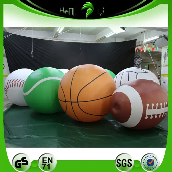 High Quality PVC Advertising Customized Inflatable Ball Games Sports Balloon Collection For Display