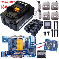 Kit de batterie MAKITA 18V 10 cellules 18650 avec affichage numérique