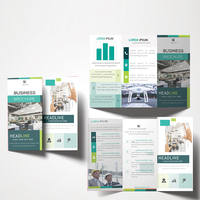 Service d'impression de conception, Flyer personnalisé en gros papier brillant polychrome, livret, brochure, impression de catalogue impression offset