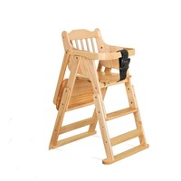 Chaise haute en bois de haute qualité avec plateau chaise haute pour bébé tabouret haut pour enfants chaise de salle à manger pour bébés
