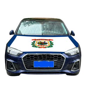 Drapeau de couverture de capot de voiture West Virginia drapeau de couverture de moteur de voiture en gros couverture de capot de moteur de voiture résistante à l'usure et Durable personnalisée - Product Image 1