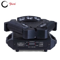 Projecteur lumineux à faisceau de haute qualité 4x10w rgbw, mini éclairage araignée pour Dj