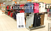 Etiqueta Colgante para Ropa UHF RFID 860-960MHz con Chip H9, Etiqueta para Ropa para Inventario Minorista y Seguimiento de Prendas
