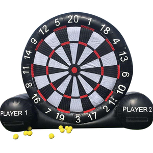 Outdoor Draagbare Voetbal Plakkerige Bal Doelwit Dartboard Vloerstandaard Opblaasbaar Dartbord