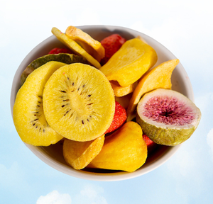 Fraises lyophilisées en gros, <span class=keywords><strong>prix</strong></span> OEM, marque privée, fraises entières, en dés, en tranches, en cubes, fruits lyophilisés, fruits séchés - Product Image 2
