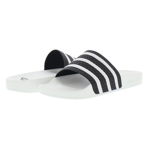Sandales Adidas Adilette X pour Drew League pour Homme Couleur Blanc/Noir | 100 % Authentiques - Product Image 3