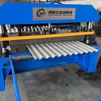 Máquina Formadora de Láminas Corrugadas para Techos de Alta Resistencia, Máquina Perfiladora de Láminas Curvas Pequeñas con Corte Hidráulico