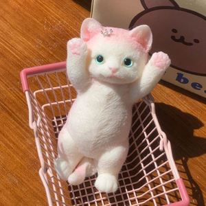 Jouet anti-stress en forme de chat mignon dessiné à la main, à presser, pour soulager l'anxiété, cadeau DIY, petit animal à pincer, jouet de décompression pour filles de 5 à 7 ans - Product Image 4