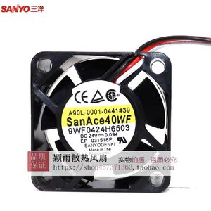 Ventilateur de refroidissement industriel FANUC SanAce40WF 9WF0424H6503 Moteur AC 24V - Product Image 1