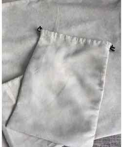 Sac à poussière personnalisé de luxe en soie avec cordon de serrage, en coton recyclable, velours, daim, pour chaussures, sacs à main, portefeuilles, accessoires pour cheveux, ceintures, cravates - Product Image 5