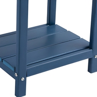 Table d'appoint moderne en plastique pour l'extérieur, résistante à l'eau et au soleil, idéale pour le camping, les pique-niques, les patios et les jardins