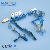 Machine de recyclage des bouteilles en PET, machinerie de recyclage du plastique, ligne de recyclage des bouteilles en plastique