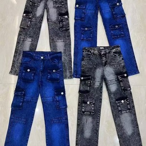 Modelo YQ005 de $5.85, Talla 2-15 Años, Jeans Ajustados a la Moda <span class=keywords><strong>para</strong></span> Niños, Diseño Moderno, Venta al Por Mayor - Product Image 3