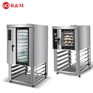R & M 판매를 위한 증기를 가진 전기 대류 오븐 빵집, 전기 산업 케이크 빵 굽기 디지털 방식으로 상업적인 대류 오븐