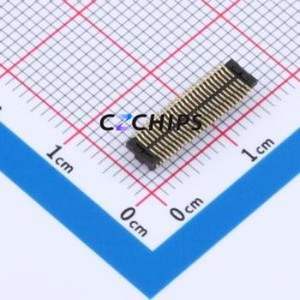 HC-PBB12NC-50DS-0.5V-03 Board-to-Board & Backplane Connector SMD,P=0.5mm Connector 50P 0.5mm Slot Butt Joint Vertical Mount - Product Image 2