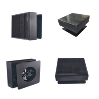 Ventilateur d'extraction solaire axial de 60W et 14 pouces, alimenté par panneaux solaires, pour ventilation de toiture industrielle, extracteur d'air solaire, vente en Australie