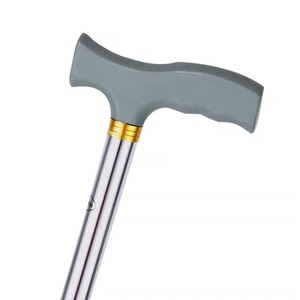 Bastón de aleación de aluminio para personas mayores, bastón telescópico ajustable con mango antideslizante, soporte para senderismo al aire libre - Product Image 3