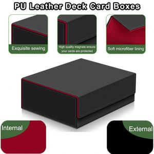 Boîtes de rangement pour cartes FX grande capacité avec fermeture magnétique, étui horizontal pour cartes à collectionner, boîte de rangement personnalisée pour UG/Magic/Yugioh/ - Product Image 6