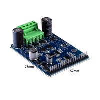 Controlador de Velocidad de Motor DC Industrial 50A 1600W 8-60V con Regulador PWM y Puerto de Potenciómetro para Motor de Escobillas, Ventilador y Bomba
