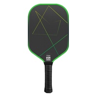 Raquette de pickleball professionnelle en fibre de carbone brute T700 avec logo personnalisé OEM, noyau en nid d'abeille PP 14mm 16mm, vente en gros