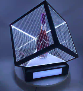 Vitrina LED para Botellas de Vino, Exhibidor de Whisky y Champán, Mueble Iluminado para Licores para Bares, Discotecas y KTV - Product Image 3