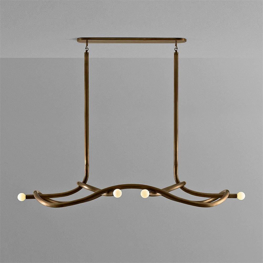 ทองเหลืองโบราณ6หัว L 205cm x W 112cm X H 45cm