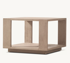 Sassanid extérieur patio jardin ensembles hôtel station Massimo teck café table d'appoint moderne de luxe mobilier d'extérieur - Product Image 3