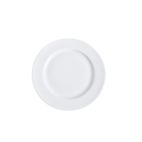 Assiettes en porcelaine de luxe au design personnalisé en usine de vente en gros Plats en céramique blanche écologiques en porcelaine fine