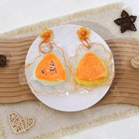 Jouet Squishy en Silicone Alimentaire en Forme de Boule de Riz, Jouet Anti-Stress à Rebond Lent pour Enfants et Adultes, Simulation Onigiri, Vente Chaude