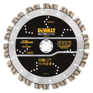 Lame diamantée segmentée DeWalt Elite 230 mm à usage général - Product Image 1