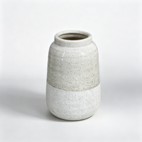 Mini vase en céramique Art Déco, vase de table écologique de la marque PLD pour fleurs séchées, décoration de la maison et du bureau
