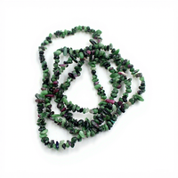 Vente en gros de perles de pierres naturelles de 3-5 mm, 80 cm, brins de cristaux de pierres précieuses irrégulières pour la fabrication de bijoux DIY, colliers faits à la main